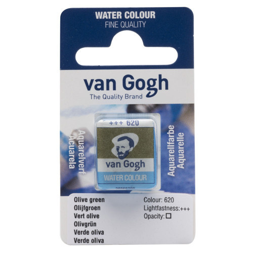 Watercolour Pan Olive Green 620