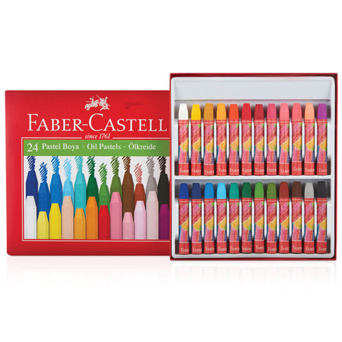 Faber Pastel Boya Red Line Karton Kutu Köşeli 24 Renk 5282 125324
