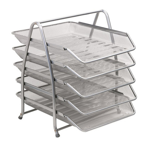 Evrak Rafı Metal Perforeli 5 Li Gri BFX-MER9207G