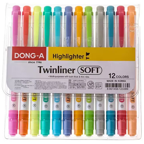 Fosforlu Kalem Soft 12 Adet Set