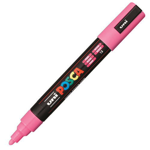 Posca 1.8-2.5 Su Bazlı Poster Markörü Pembe N PC-5M
