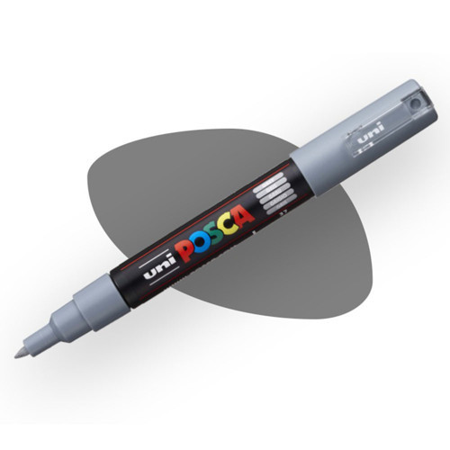 Posca 0.7 Su Bazlı Boyama Markörü Gri N Pc-1M