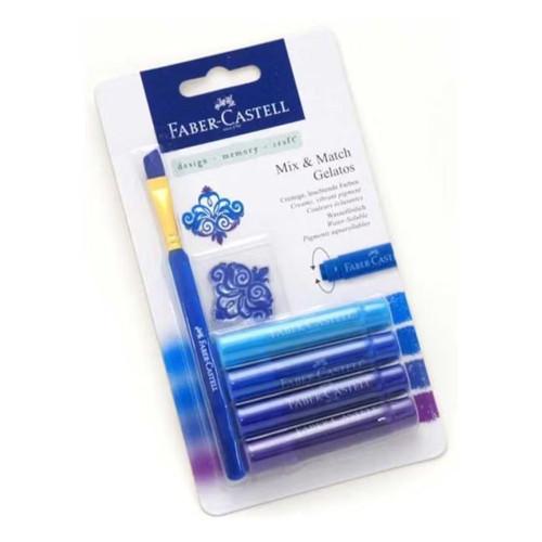 Faber Gelato Mum Boya Mavi Tonlar 4 Renk 121803