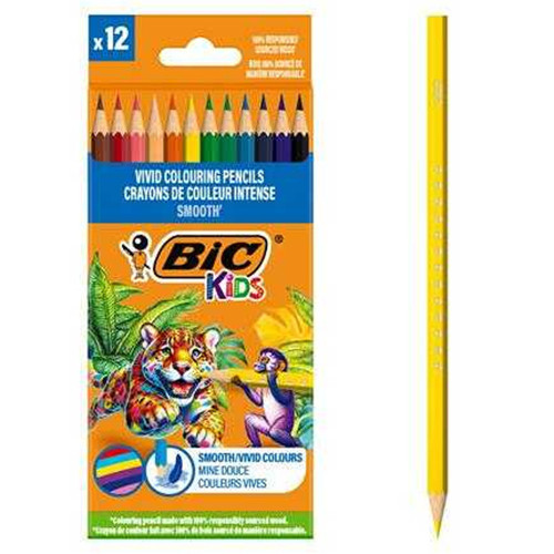 KidsSmooth Kuru Boya Kalemi 12 Renk 525786