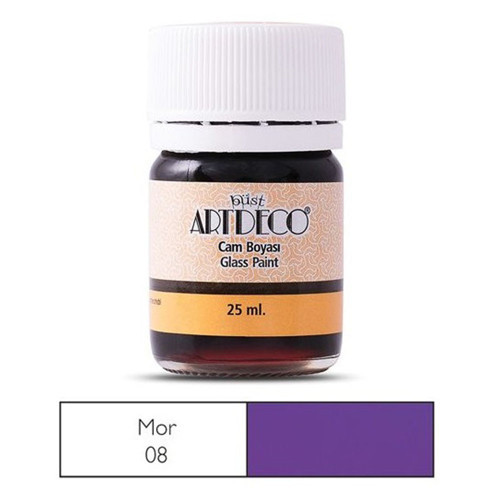Cam Boyası 25 Ml Öğrenci Tipi 08 Mor