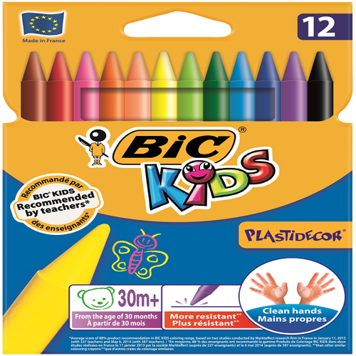 Pastel Boya Plastidecor Karton Kutu 12 Lİ 920299