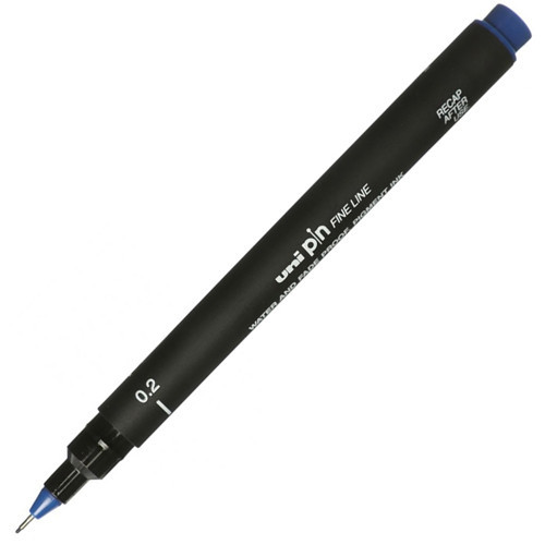 Çizim Kalemi Akrilik Uçlu Fine Line Pin 0.2 MM Mavi