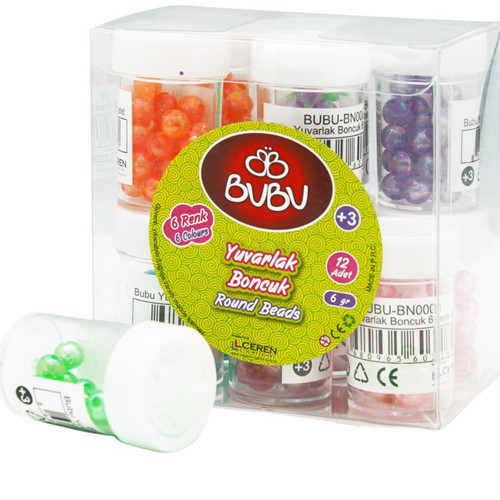 Yuvarlak Boncuk 6 Renk BUBU-BN0001
