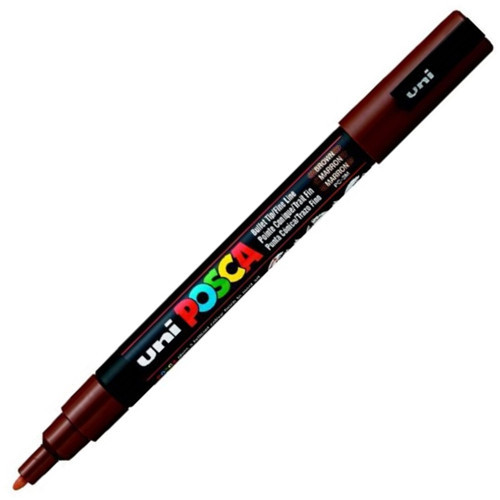 Posca 0.9-1.3 Su Bazlı Poster Markörü Kahverengi PC-3M