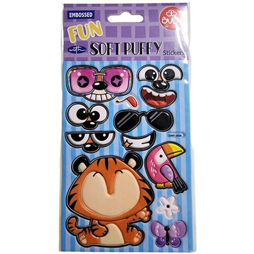 Stickers Soft Puffy Kedi 20.5X10.5