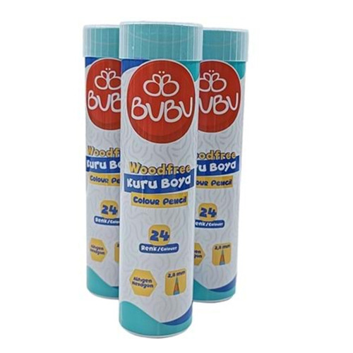 Kuru Boya Woodfree Tüp 24 Lü Bubu-Kur004