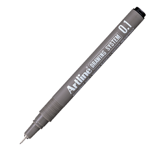 Çizim Kalemi 0.1 MM Siyah EK231