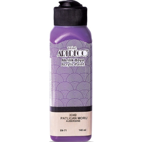 Akrilik Boya 140 ML Patlıcan Moru 070R-3049