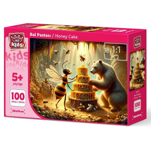 Puzzle 100 Parça Bal Pastası 35415