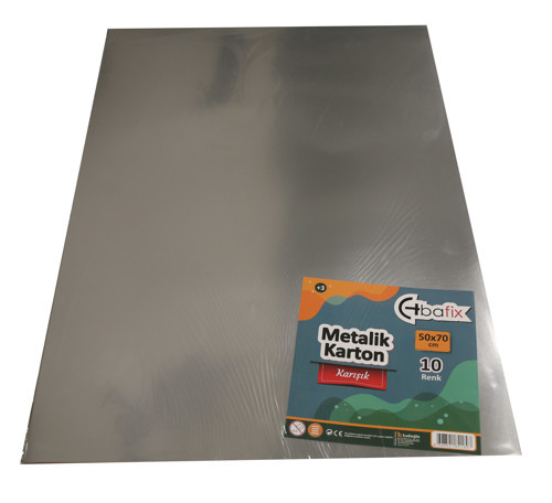 Metalik Karton 50x70 Cm Karışık Renk