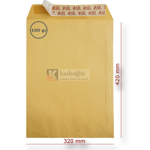 Torba Zarf Formula Silikonlu 32x42 100 GR