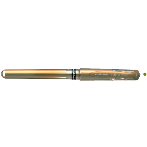 Roller Kalem Signo Broad Jel Bilye Uç Davetiye 1.0 MM Altın UM-153