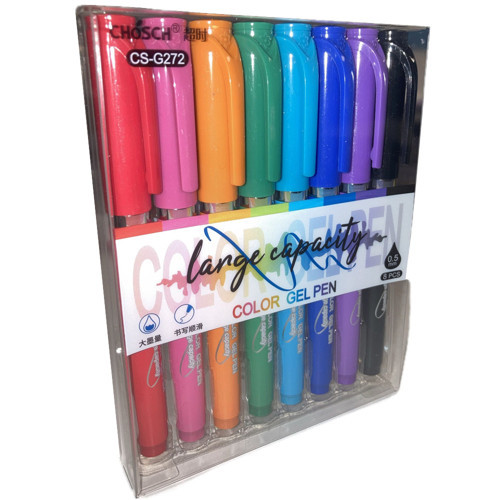 Jel Kalem Chosch 0.5 MM 8 Renk 8 Lİ CS-G272