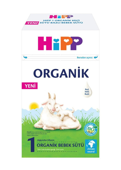 1 Organik Keçisütü Bazlı Bebek Sütü 400 Gr