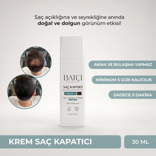 Saç Kapatıcı Dolgunlaştırıcı Sıvı Krem 30 ml