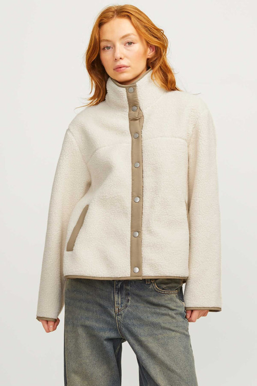 Jxnellıe Teddy Jacket Otw Krem Kadın Mont