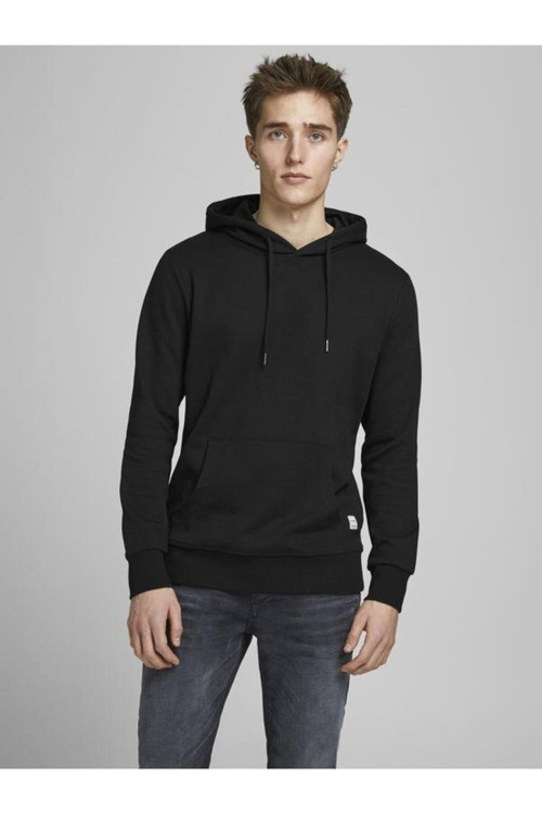 Jjebasıc Sweat Hood Noos Erkek Sweatshirt 12182537