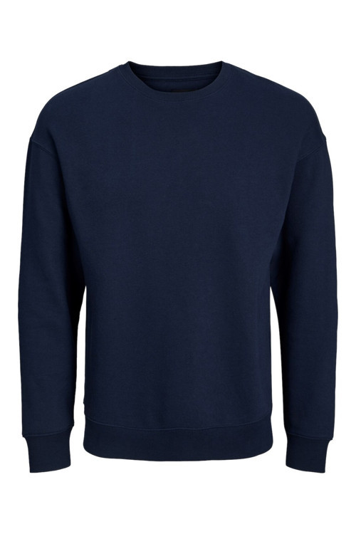 Jack Jones Jjebradley Sweat Crew Noos Pls Erkek Lacivert Sweatshirt 12250594-04