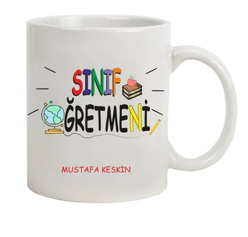 Sınıf Öğretmeni Isme Özel Kupa Bardak