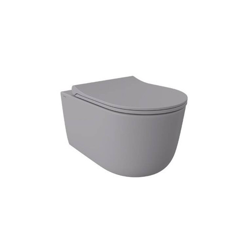 - Speciale Jet Flush Taharet Borusuz Asma Klozet Mat Gri - 1171-006-0129
