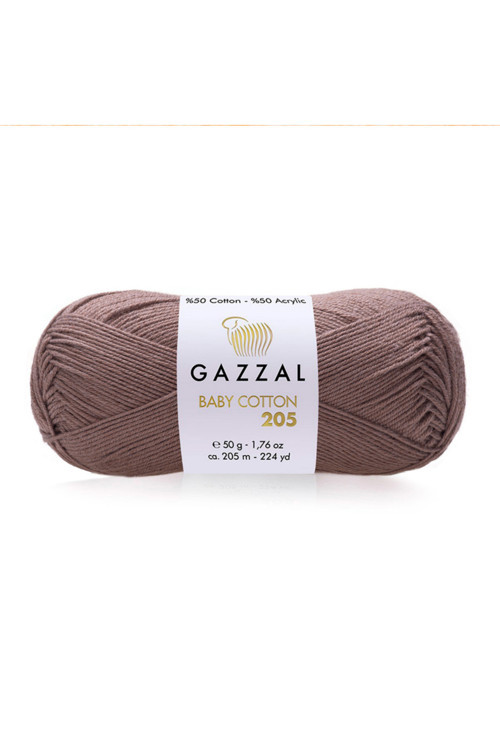 Baby Cotton 205 – %50 Pamuk %50 Akrilik Bebek & Amigurumi Örgü İpliği 50 g / 205 m-526-1 ADET