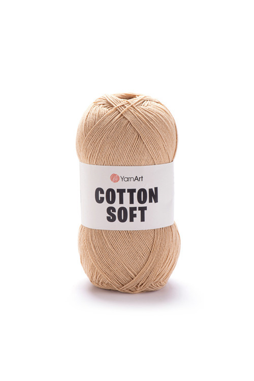 Cotton Soft %55 Pamuk %45 Akrilik – 100 g 600 m Süper İnce Örgü İpi-7-1 ADET