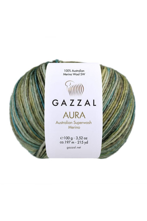 Aura %100 Superwash Merino Yün – 100 g 197 m El Boyaması Örgü İpi-172-1 ADET