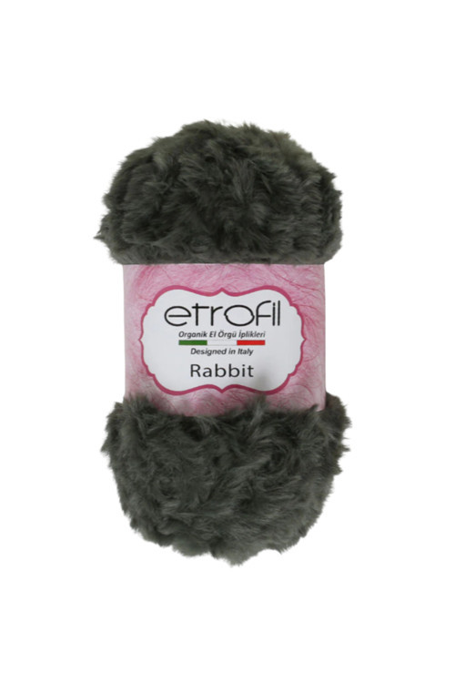 Rabbit %100 Polyester – 100 g 65 m Kalın Peluş Örgü İpi-74043-1 ADET