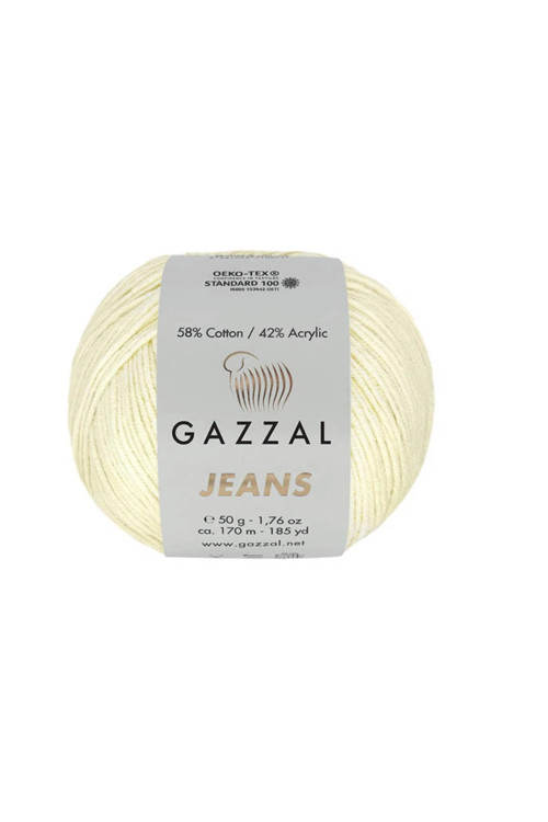 Jeans %58 Pamuk %42 Akrilik El Örgü İpliği 50 g / 170 m-1130-1 ADET
