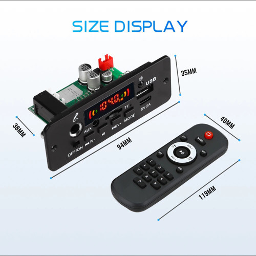 2 X 40 Watt Anfili Karaoke Dekoder ( Fm Radyo,Usb,Bluetooth,Aux,Tf Kart,Mp3 Player )