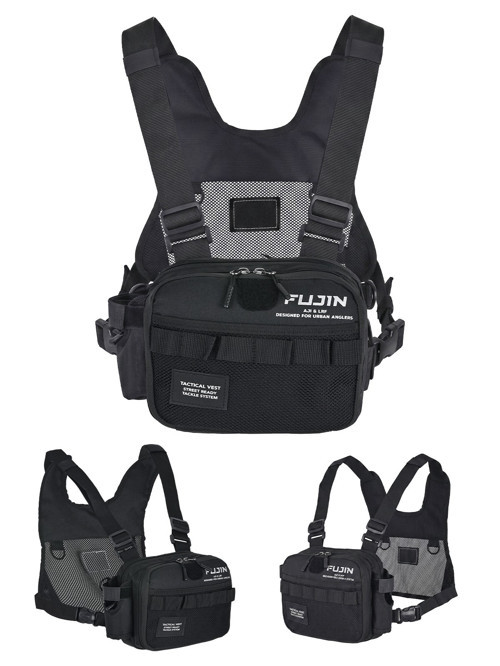 Tactical Vest Black Balıkçı Çantası