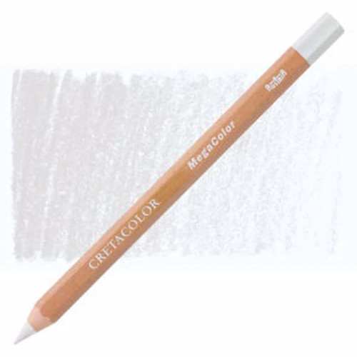Megacolor Kalın Kuru Boya Kalemi Permanent White 29101
