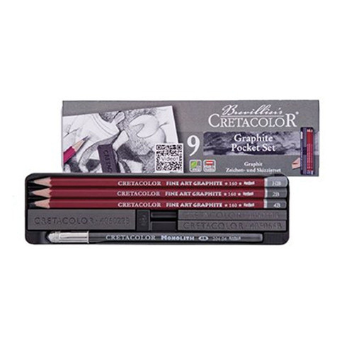 Graphite Eskiz Seti 9 Parça Metal Kutu 16029
