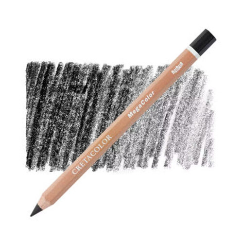Megacolor Kalın Kuru Boya Kalemi Ivory Black 29250
