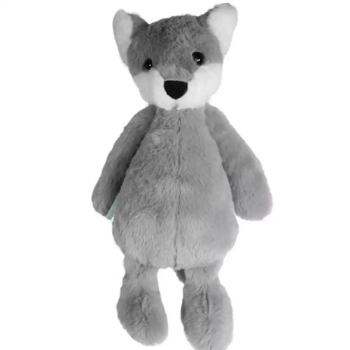 Peluş Oyuncak Uyku Arkadaşı Tilki Gri 34 Cm