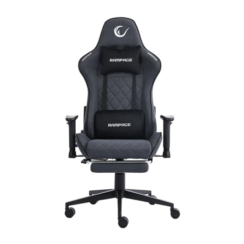 KL-R29 Myth Pro Üst Seviye Terletmez Kumaş Gri Gaming Oyuncu Koltuğu