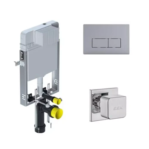 GÖMME REZERVUAR 3’LÜ SET - Krom - T020111BK5824