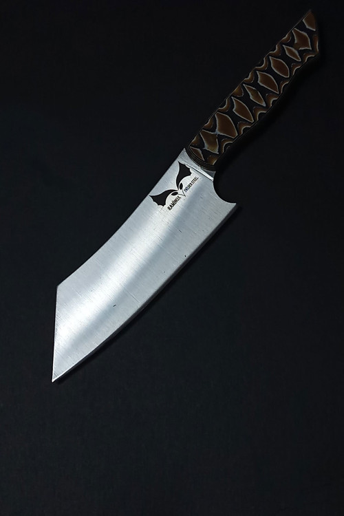 RAMINOX 4031 İsveç Çeliği Geniş Kesim Verzalit Kabzeli Profesyonel Kiritsuke Şef Bıçağı