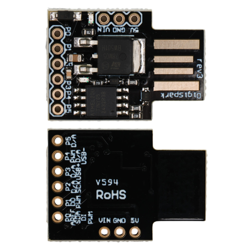 Digispark Kickstarter ATTiny85 Mini USB Geliştirme Kartı (Rev3)