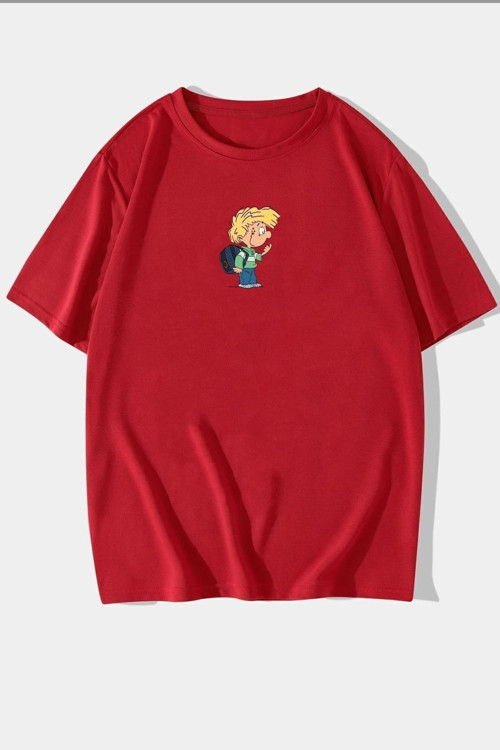 Unisex Cedric Üzümlü Kekim Baskılı T-shirt