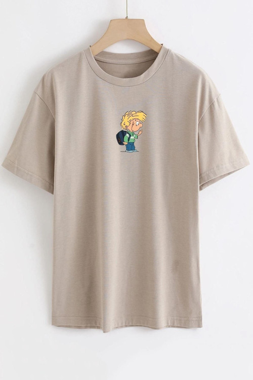 Unisex Cedric Üzümlü Kekim Baskılı T-shirt