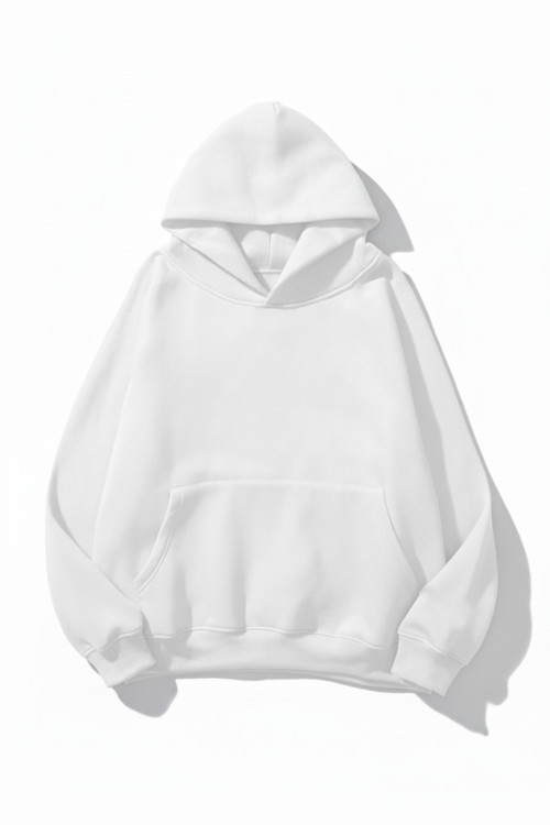 Unisex Yumuşak Dokulu California Retro Baskılı Tasarım Oversize 3 İplik Hoodie Sweatshirt