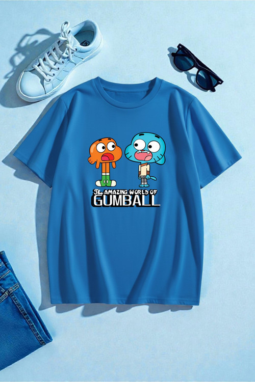 Unisex Gumball Baskılı T-shirt