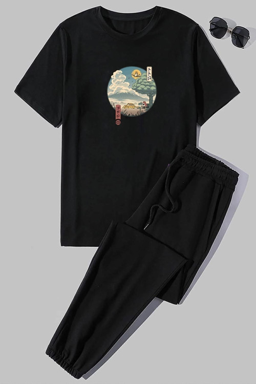 Unisex Neighbor's Ukiyo E Baskılı 2'li Eşofman Takımı