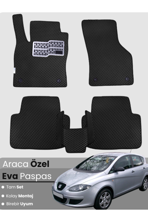 Seat Toledo (1998-2004) Uyumlu Eva Paspas Tam Set–Oto Paspas,Araca Özel,Kolay Montaj